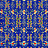 Cheerful Tinsel Trail with Interlocking Starbursts and Sparkling(Blue)