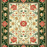 Contemporary Symmetrical Floral(White)