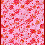 Lively Contemporary Pink Trellis(Pink)