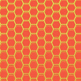 Honeycomb Hexagon Mosaic Modern Floor Accent(Red)