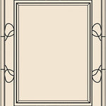 Lattice with Subtle Art Motifs (Beige) - ODIKA