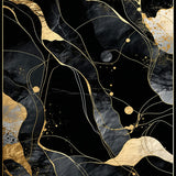 Sophisticated Dark Marble Design(Black)
