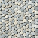 Elegant Pebble Grey Beige Bathroom Runner(Gray)