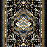 Vibrant Cultural Medallion Style(Black)