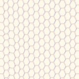 Abstract Hexagonal Honeycomb with Subtle Gradient Transitions(Ivory)