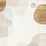 Abstract Creamy Beige Runner for Home Absorbent Kitchen Floor(Beige)