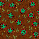 Winter Wonderland Interlocking Starburst and(Brown)