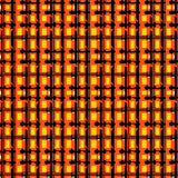 Harvest Plaid with Interlocking Checkered Motifs and Autumn Accents(Orange)