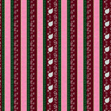 Shimmering Tabby Holiday with Blinking Ornament Motifs(Burgundy)