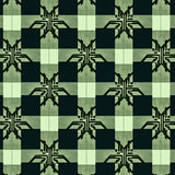 Nordic Winter Checkered Handwoven Treasure(Black)