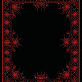Stylish Dark Fantasy Textile(Black)