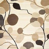 Beige Brown Patterned Area(Beige)