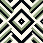 Boho Chevron Stripe Design with Textured Finish (Black) - ODIKA