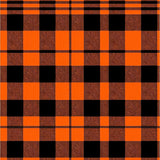 Buffalo Plaid Doormat Cotton Farmhouse Style(Orange)