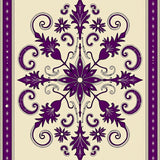 Mystic Garden Elegant Botanical Paisley (Purple)