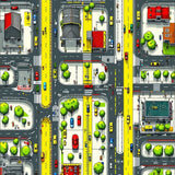 Cityscape Colorful Interactive Map(Black)