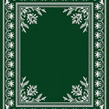 Festive Pine Welcome Snowflake Holiday Entry Decoration(Green)