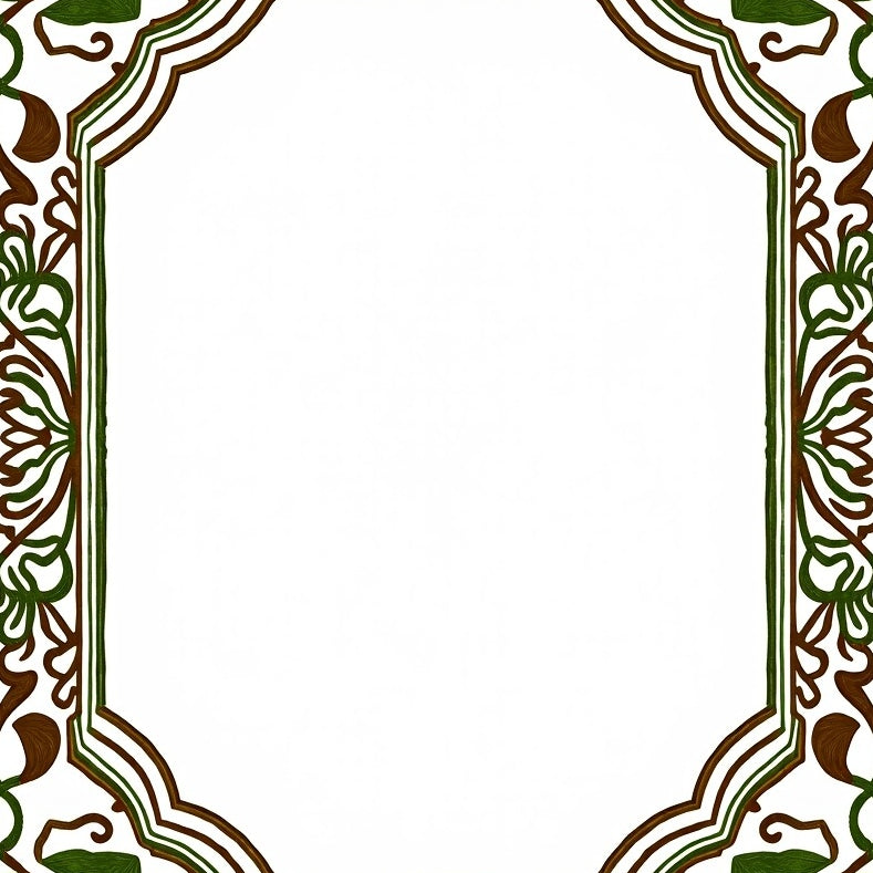 Mosaic Vine Trellis Interlacing Basket (Green) - ODIKA