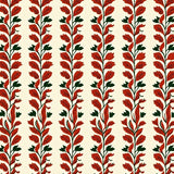 Enchanted Woodland Mosaic Featuring Interlocking Autumn Foliage(Red)