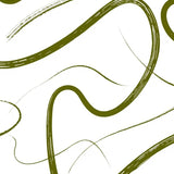 Abstract Brushstroke Wave Contemporary Minimalist Textured (Green)