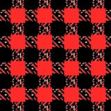Elegant Buffalo Check with Seasonal Festive Appeal(Red)