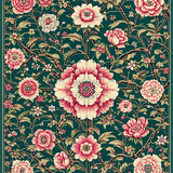 Elegant Botanical Flourish(Green)