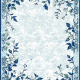 Floral Patterned Area(Gray)