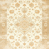 Artisan Crafted Area With Heirloom Inspired Medallion(Beige)