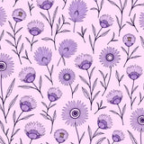 Blooming Garden Botanical Floral Meadow Design (Pink)