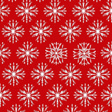 Festive Snowflake Wonderland Plush Decorative Holiday Accent(Red)