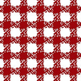 Buffalo Checkered Farmhouse Lattice Holiday Hearth Accent(Red)