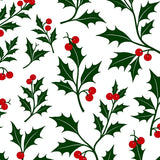 Yuletide Holly Berry Vine Hallway Anti Slip Backing(Green)