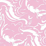 Marbled Cloud Anti Slip Alfombra with Plush Support (Pink)