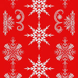 Elegant Frosty Crystal Celebration Seasonal Decorative Tapestry(Red)