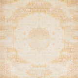 Durable with a Faded Abstract Medallion Motif in Beige(Beige)