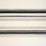 Contemporary Floor Mat Striped Area(Black)