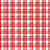 Winter Gingham Entrance with Charming Farmhouse Squares(Red)