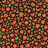 Autumn Dreamscape Interlocking Forest Creature Mosaic(Black)