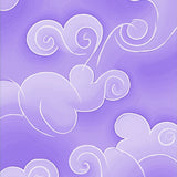 Dreamy Cloud Swirl Aesthetic Accent (Purple)