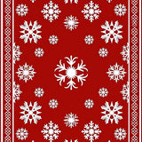 Nordic Celebration Frosty Embellished Welcome Surface(Red)