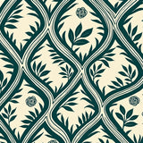 Elegant Botanical Symphony Featuring Abstract Leaf (Beige)