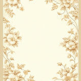 Beige Area Floral Design Throw(Beige)