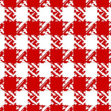 Buffalo Check Checkered Traditional Farmhouse Style Accent(Red)