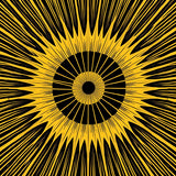 Sunray Motif Abstract Clearance Collection (Black)