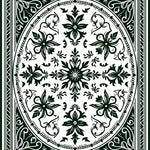 Timeless Damask Elegant Heritage Stain Proof (Black) - ODIKA