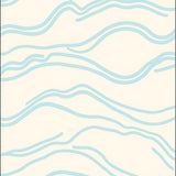 Zen Marble Ripple Elegant Contemporary Luxury Underfoot (Blue)