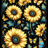 Rustic Floral Sunflower Aesthetic(Yellow)