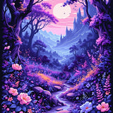 Charming Mythical Landscape Design(Purple)