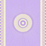Enchanting Lavender Striped Medallion Artistic(Purple)
