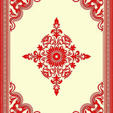 Ornate Paisley Damask Heirloom Decorative Artistic(Red)